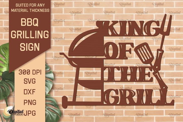 BBQ Grilling Sign SVG Laser Cut Files