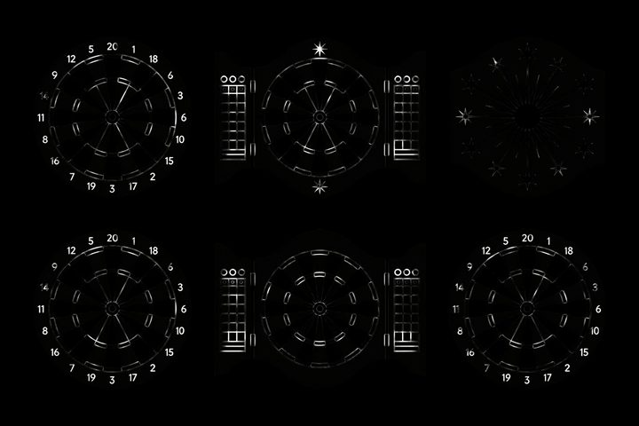 Dartboard SVG Bundle for Laser Engraving