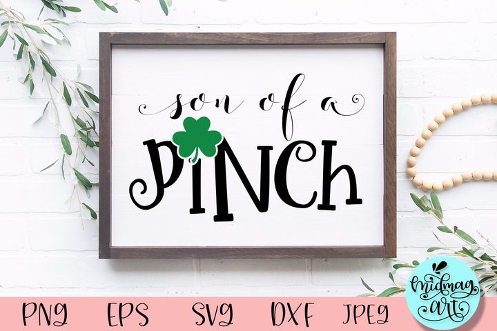 Son of a Pinch Wood Sign Svg