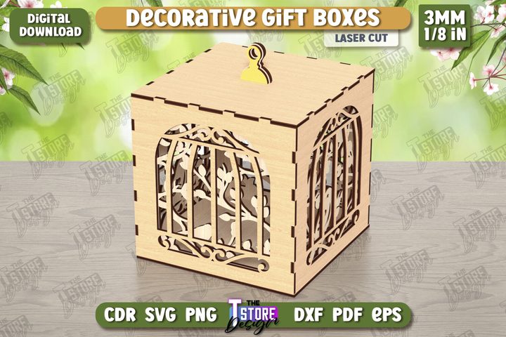Wooden Storage Box Laser Cut | Gift Box